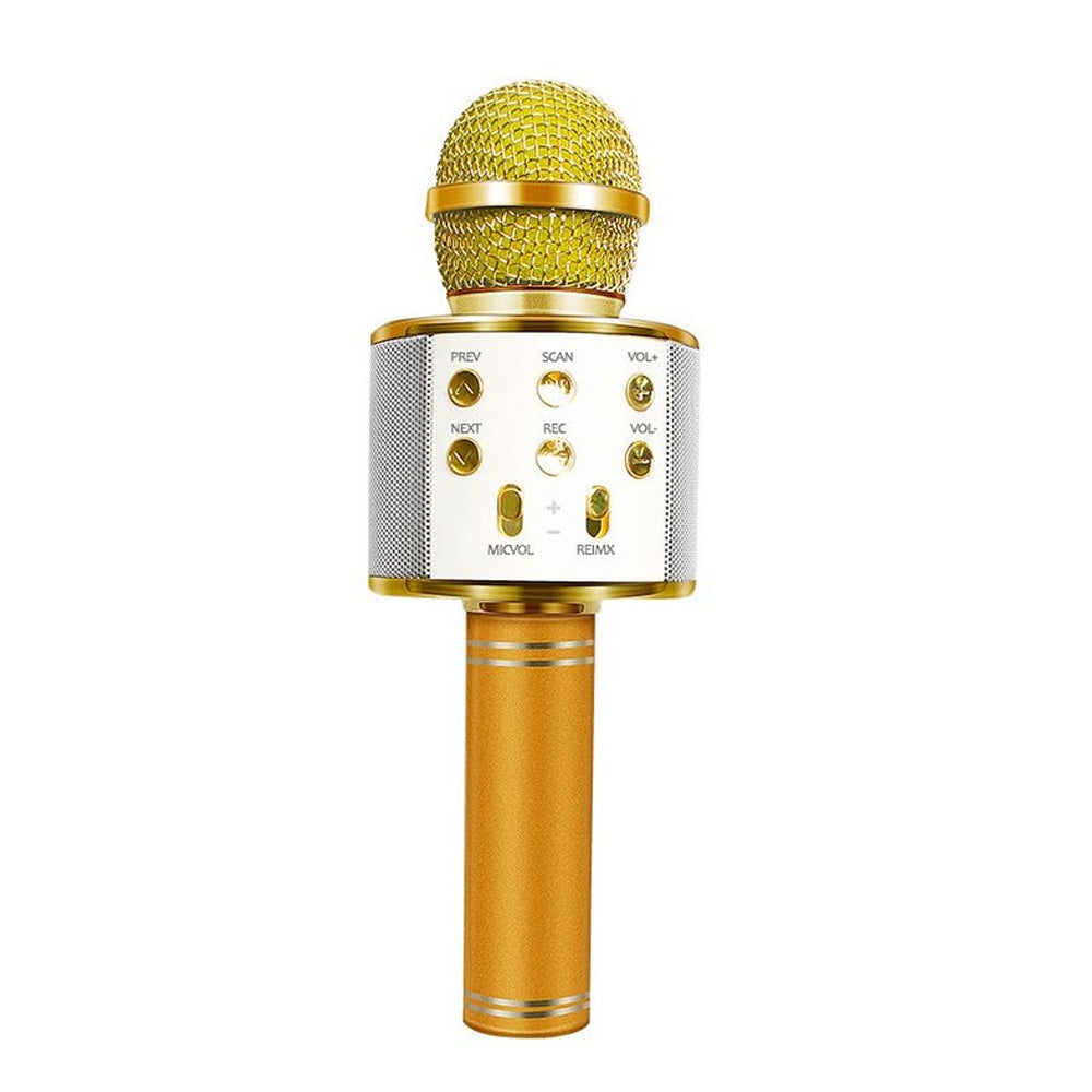 Bezprzewodowy mikrofon karaoke Bluetooth z możliwością ładowania