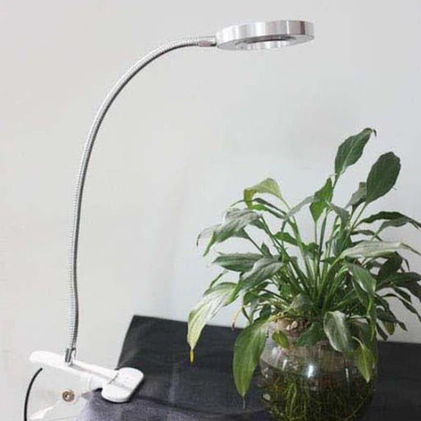 Kreatywna prosta lampa biurkowa LED z klipsem na guziki USB