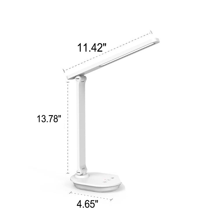 Nowoczesna Podwójna Składana Lampa Biurkowa LED Bezprzewodowa z Ładowaniem