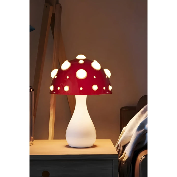 Lampa - Dekoracyjna Lampa Stołowa w Kształcie Grzyba