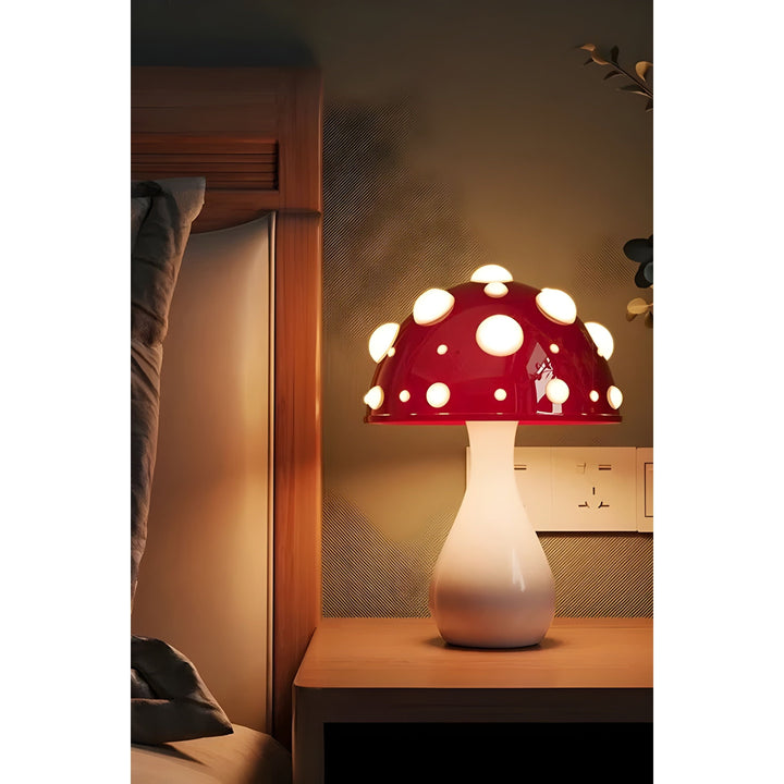 Lampa - Dekoracyjna Lampa Stołowa w Kształcie Grzyba