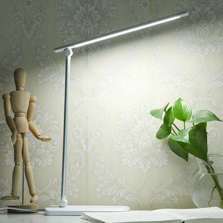 Minimalistyczna składana lampa biurkowa LED USB w kształcie kwadratu