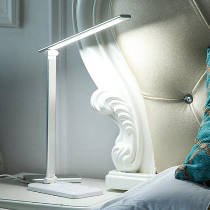 Minimalistyczna składana lampa biurkowa LED USB w kształcie kwadratu