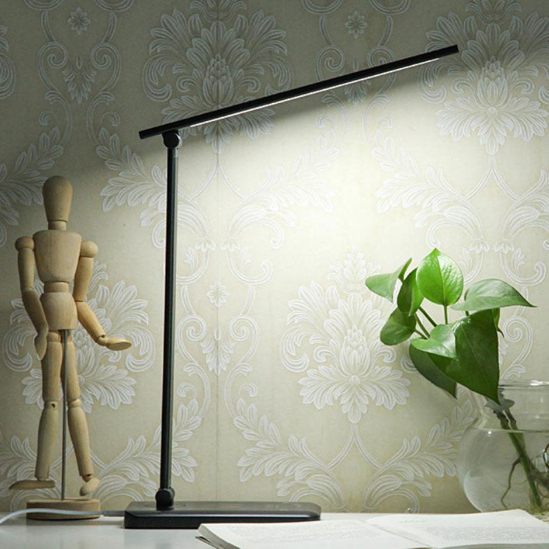 Minimalistyczna składana lampa biurkowa LED USB w kształcie kwadratu