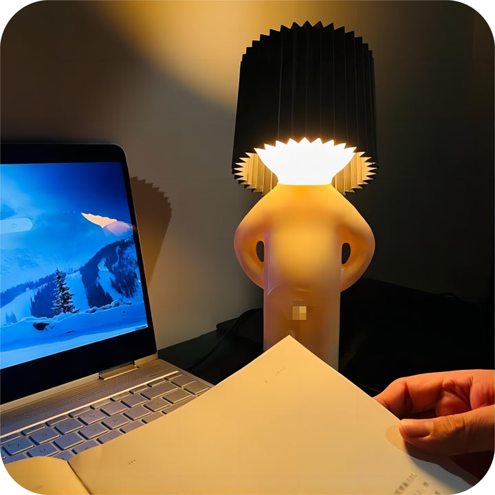 Lampa Bezprzewodowa - HappyGlow - Zabawny Design - Oświetla Każde Pomieszczenie