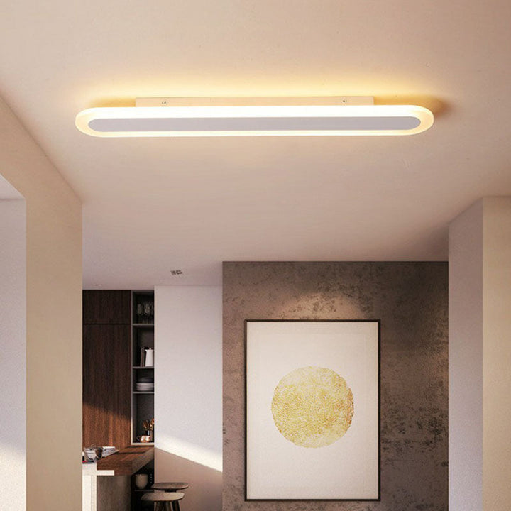Ultra-płaska minimalistyczna lampa sufitowa