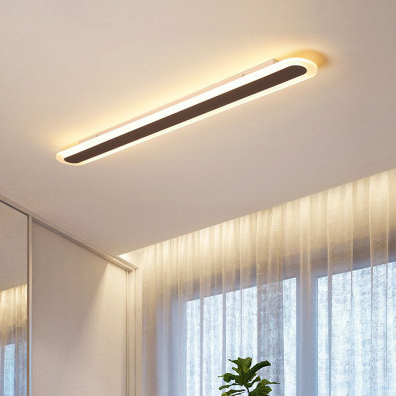 Ultra-płaska minimalistyczna lampa sufitowa