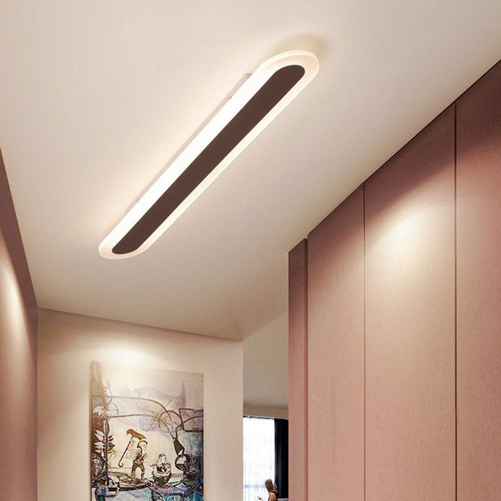 Ultra-płaska minimalistyczna lampa sufitowa