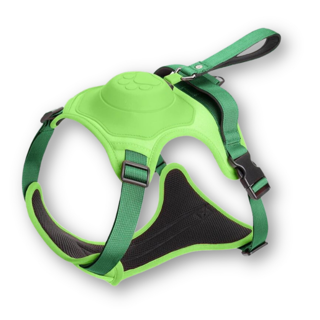 FlexiHarness – Wygodna uprząż dla psa 2-w-1 z linką