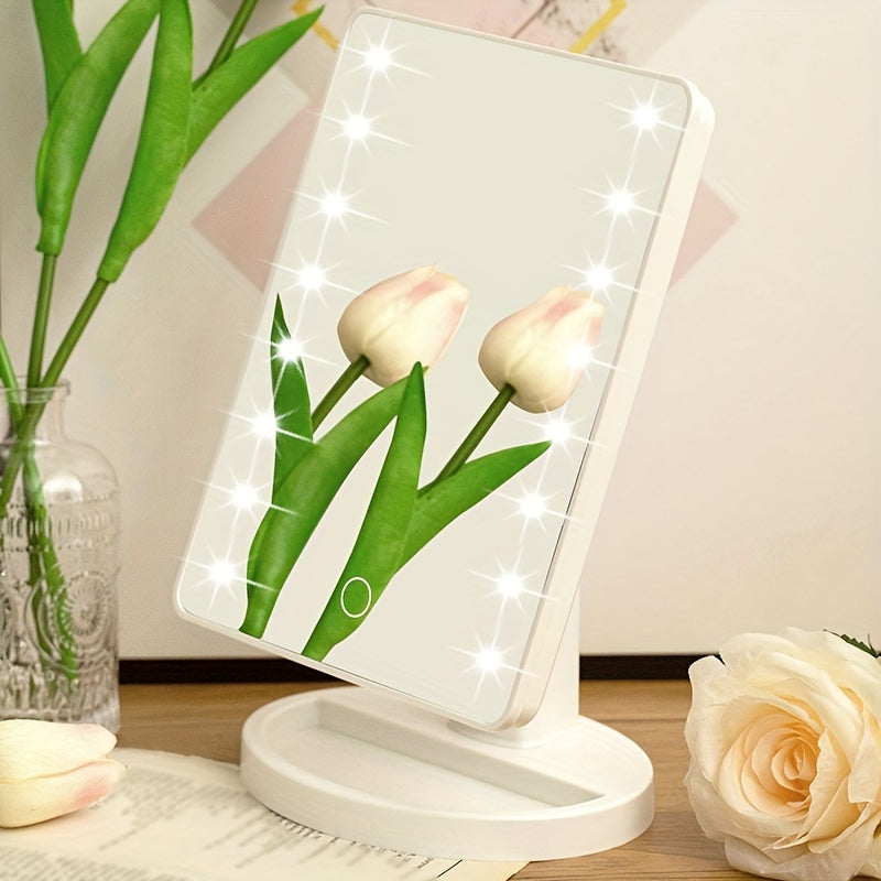GlowPerfect - Lusterko do makijażu z 16 diodami LED