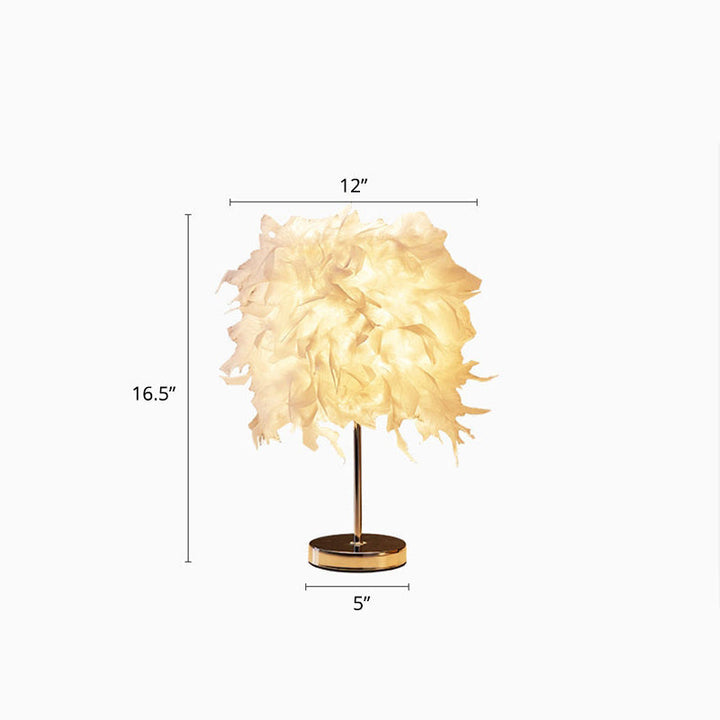 Biała Cylindryczna Lampa Stołowa Prostota Pojedyncza Żarówka Lampa Wiosenna