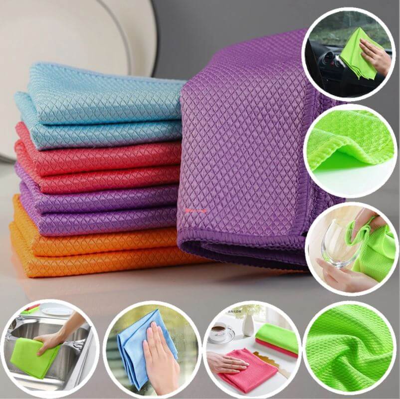 Ściereczka Soft Touch Wonder – Czyszczenie bez smug szkła, luster i stali nierdzewnej