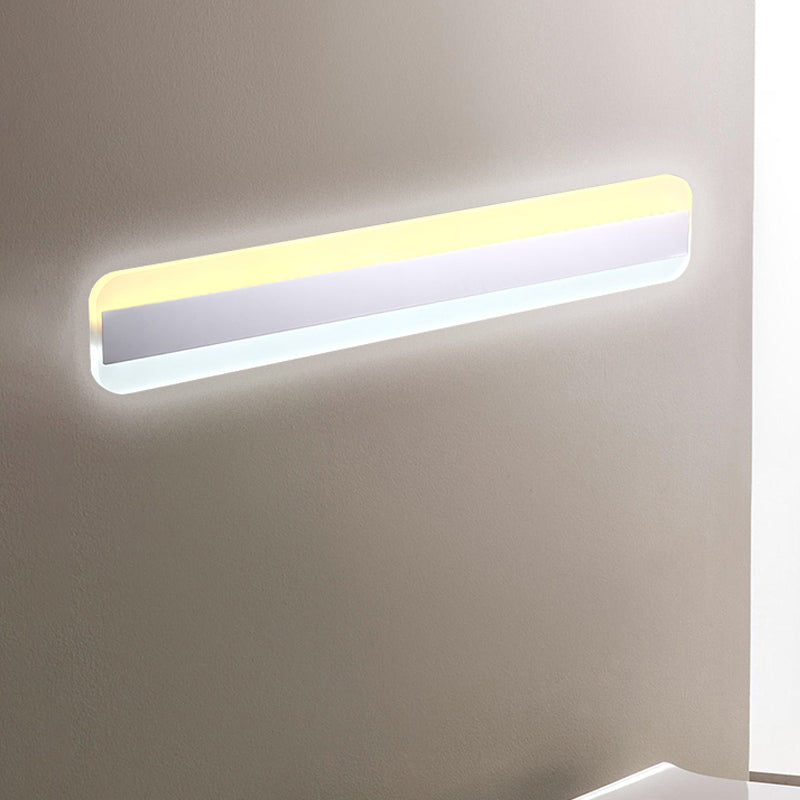Lustro kosmetyczne o szerokości 31,5"/39"/47" nowoczesne akrylowe światło LED do łazienki nad lustrem z reflektorem