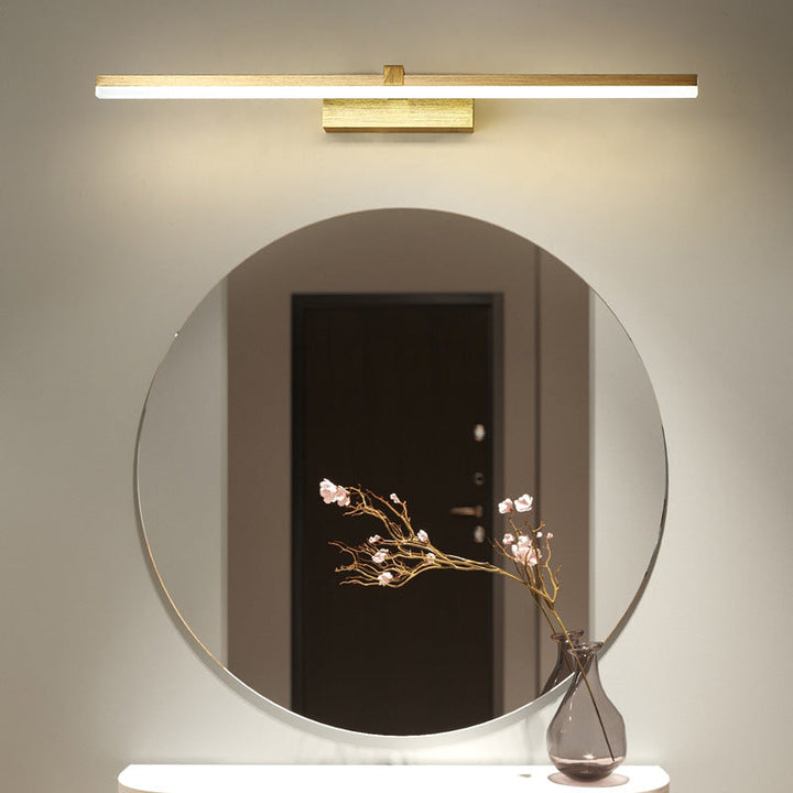 Złota Lampa Łazienkowa LED Nowoczesny Design