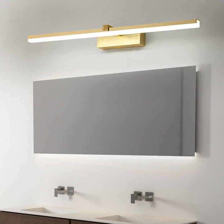 Złota Lampa Łazienkowa LED Nowoczesny Design