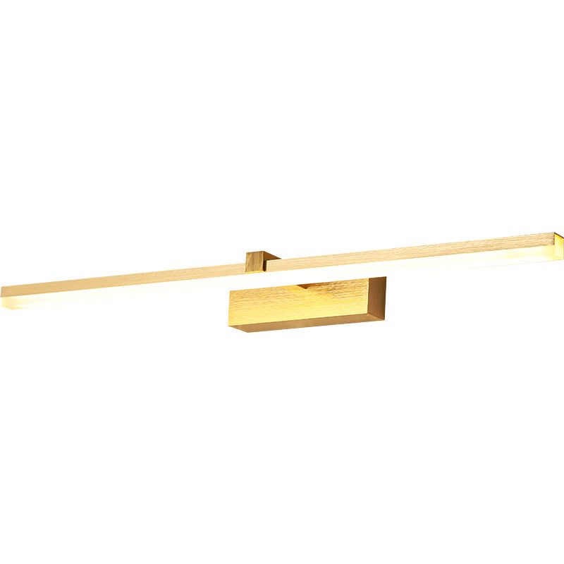 Złota Lampa Łazienkowa LED Nowoczesny Design