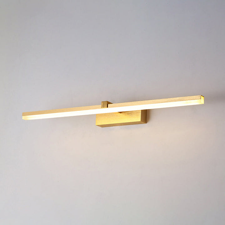 Złota Lampa Łazienkowa LED Nowoczesny Design