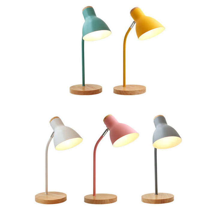 Lampa stołowa w kształcie latarki Macaron Metal 1-wattowa lampa nocna do pokoju dziecięcego