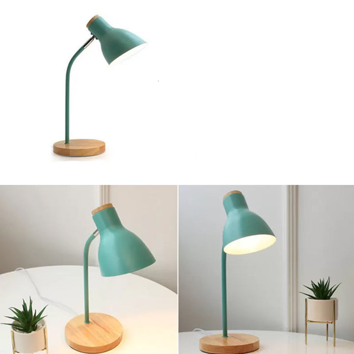 Lampa stołowa w kształcie latarki Macaron Metal 1-wattowa lampa nocna do pokoju dziecięcego