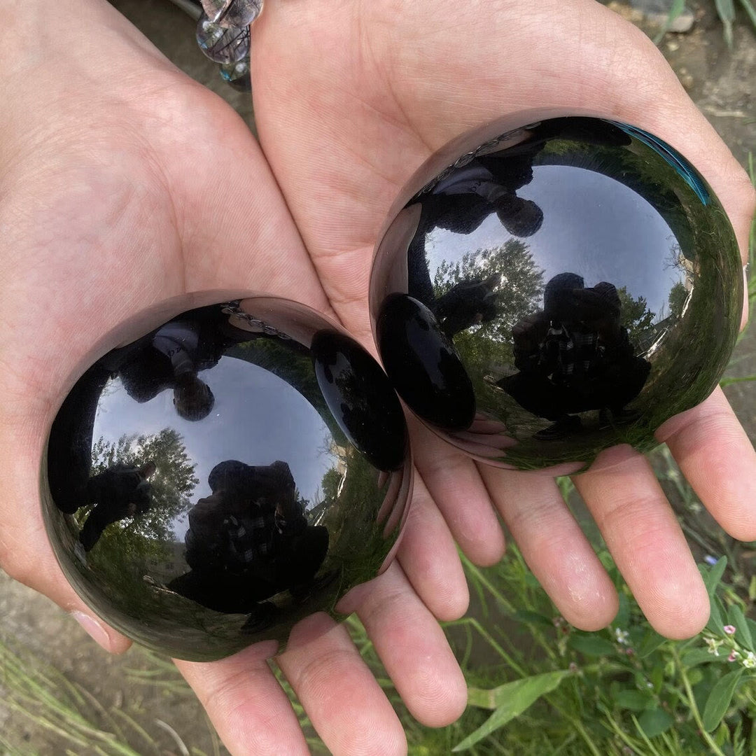 Dekoracja Kuli Kryształowej Obsidianu