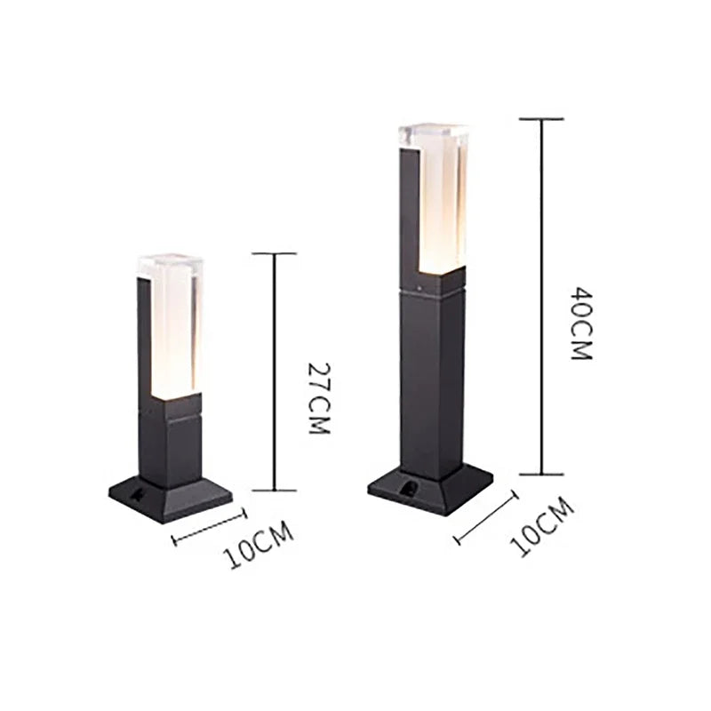 Elegancka Lampa Solarno-Postowa