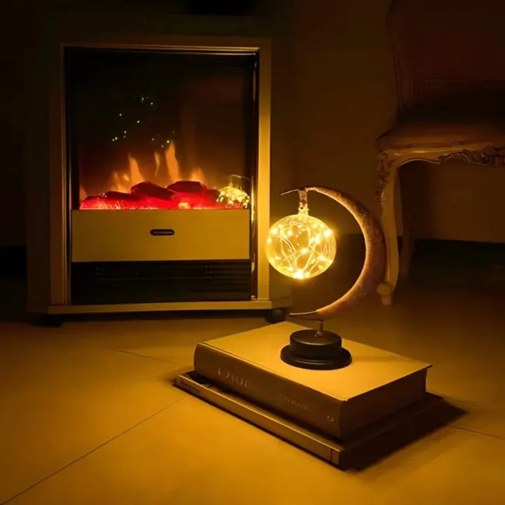 Lampa Księżycowa – Fajna, Czarująca Lampa Nocna | Sypialnie i Przestrzenie Życiowe