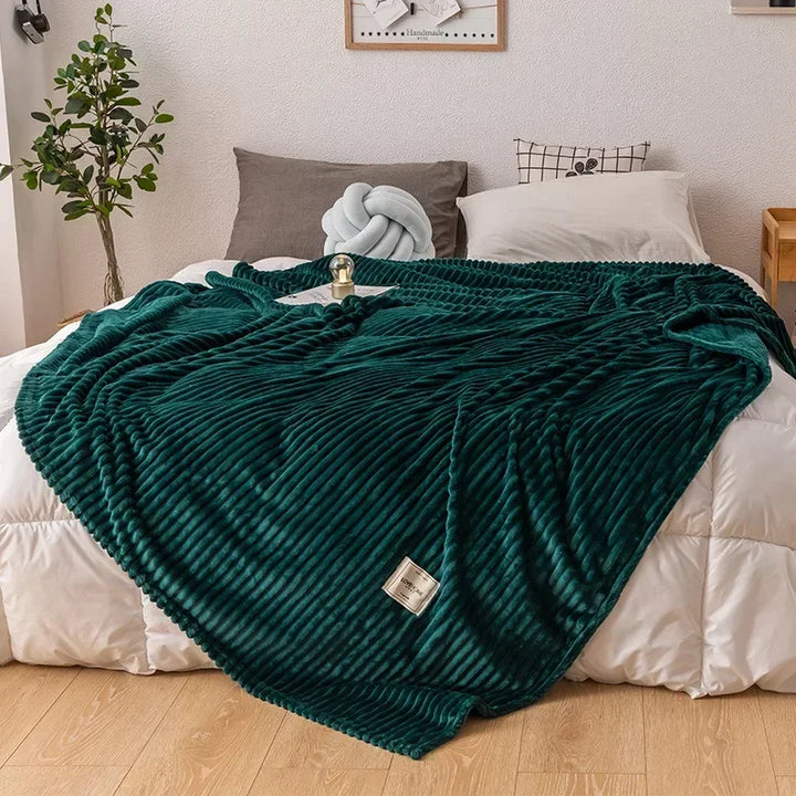 Gruba Flanelowa Koc Jesienny - WarmHaven