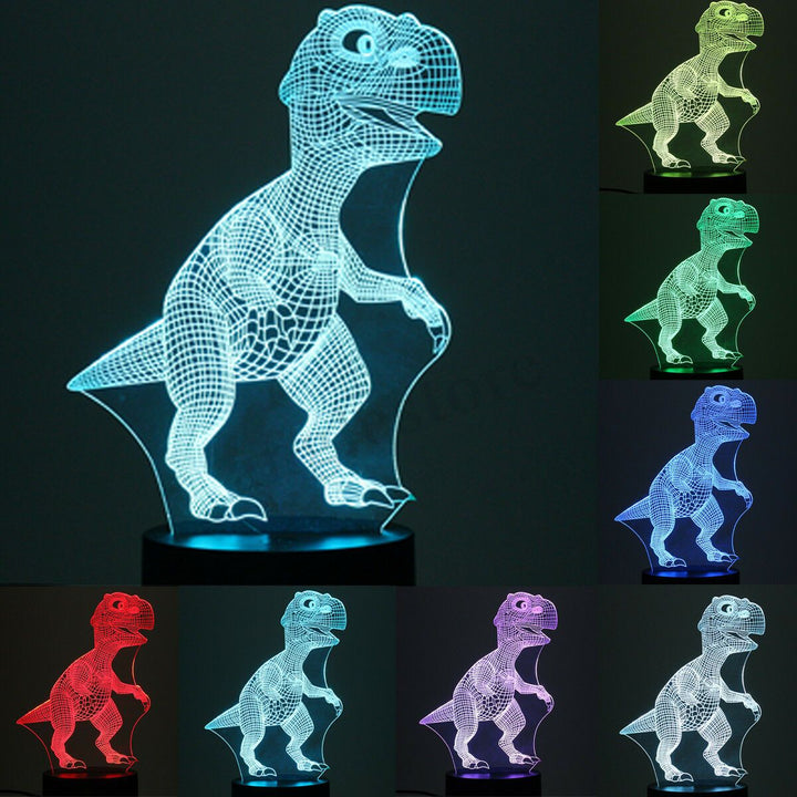 Lampka nocna Dinozaur - 3D Lampka Dinozaura - Lampka nocna T Rex