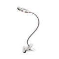 Kreatywna prosta lampa biurkowa LED z klipsem na guziki USB
