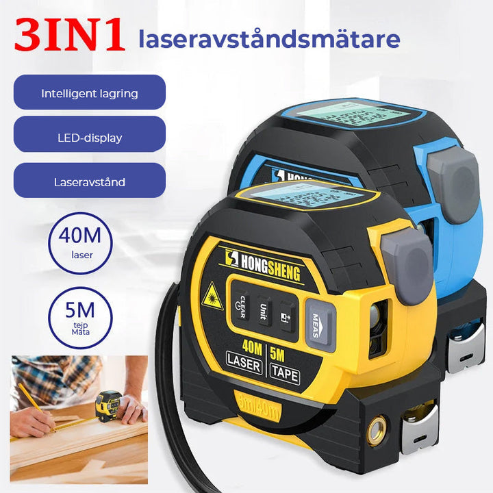 3-w-1 Pomiar Laserowy na Podczerwień
