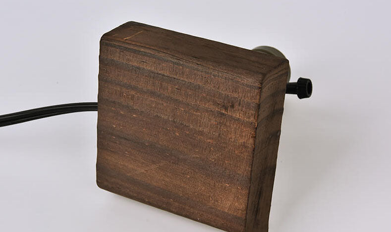 Vintage Industrial Iron Light Bulb 1-Light Table Lamp
