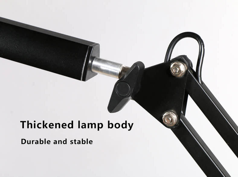 Składana Lampa Stolikowa LED z Długim Ramieniem Ochrony Oczu USB