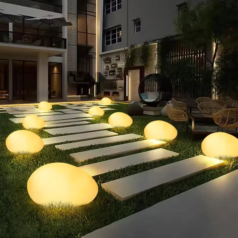 GlowStone – Lampa Ogrodowa z Kostki Brukowej