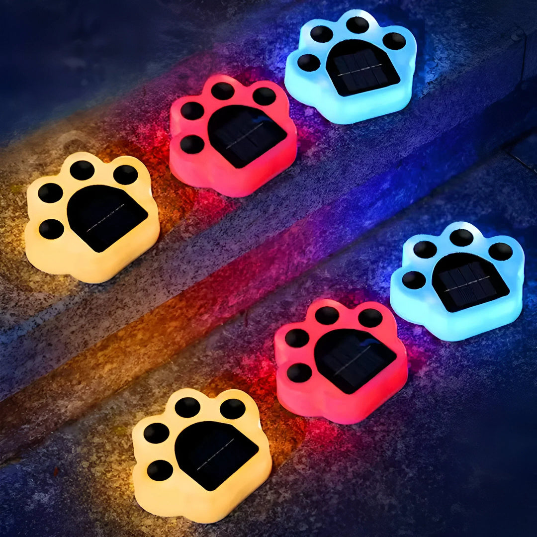 PawPrint – Solarne Lampy Ogrodowe w Kształcie Łap