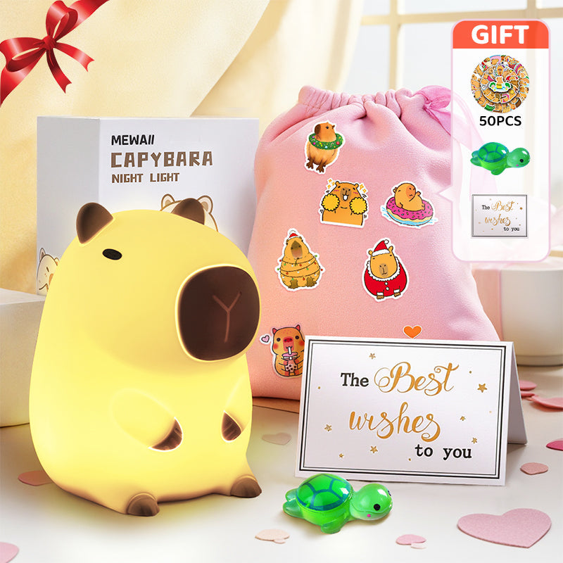 SquishBara | Kapibara Squishy Lampa Nocna Idealny Prezent dla Wszystkich Wieków