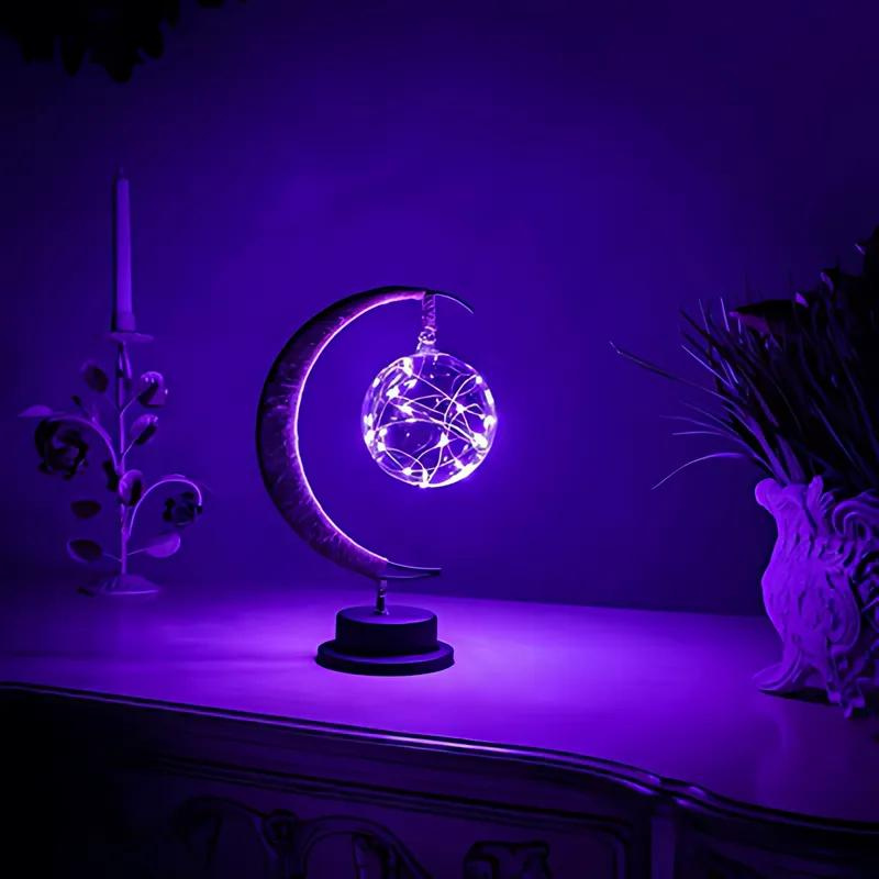 Elegancka Lampa Stołowa LED dla Magicznej Atmosfery