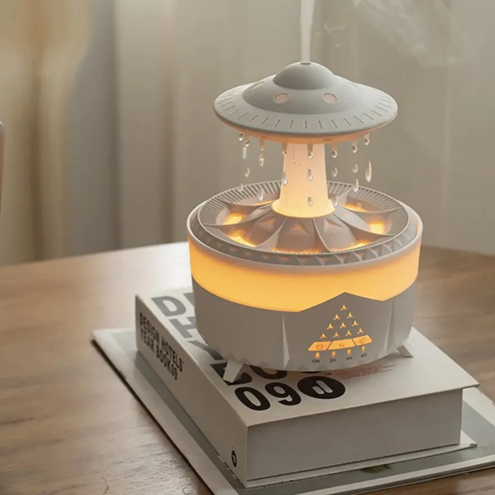 Nawilżacz powietrza UFO | Ultrasoniczny dyfuzor aromaterapeutyczny z pilotem - Grosven