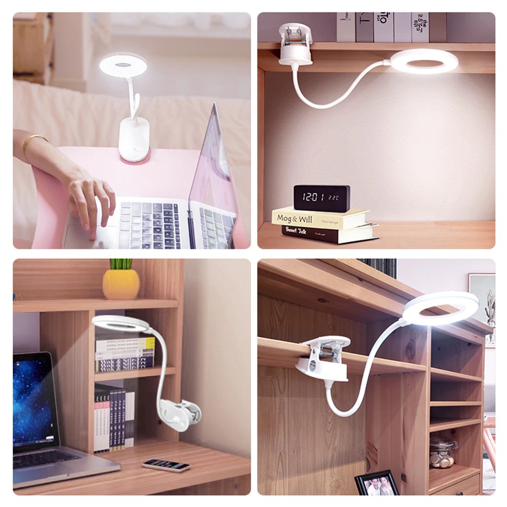 Bezprzewodowa lampa nocna na klips