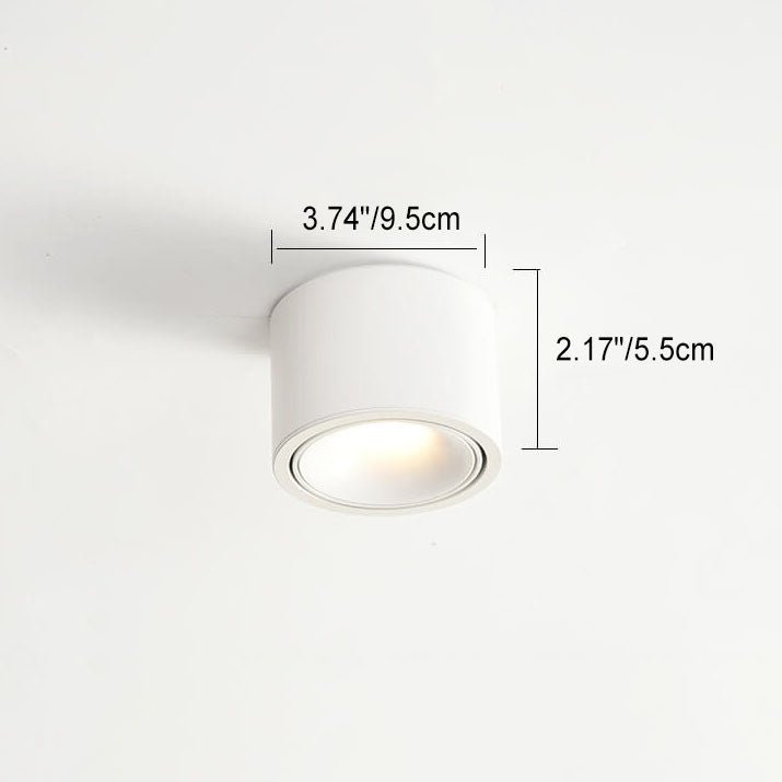 Origo Minimalistyczna Lampa sufitowa LED - Regulowana Okrągła Lampa wpuszczana