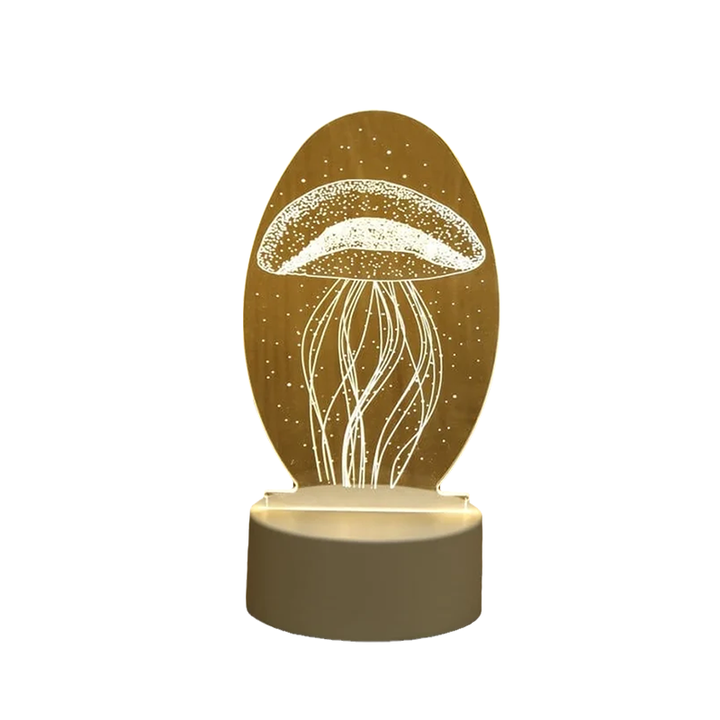 3D Nocna Lampa Usb