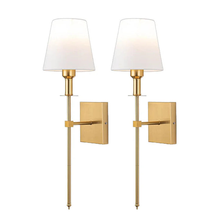 (2 sztuki) Kabletna lampa ścienna – Stylowy zestaw lamp do oświetlenia nad lustrem lub łóżkiem