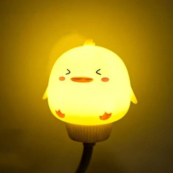Przytulna Lampa Nocna z Funkcją Timera