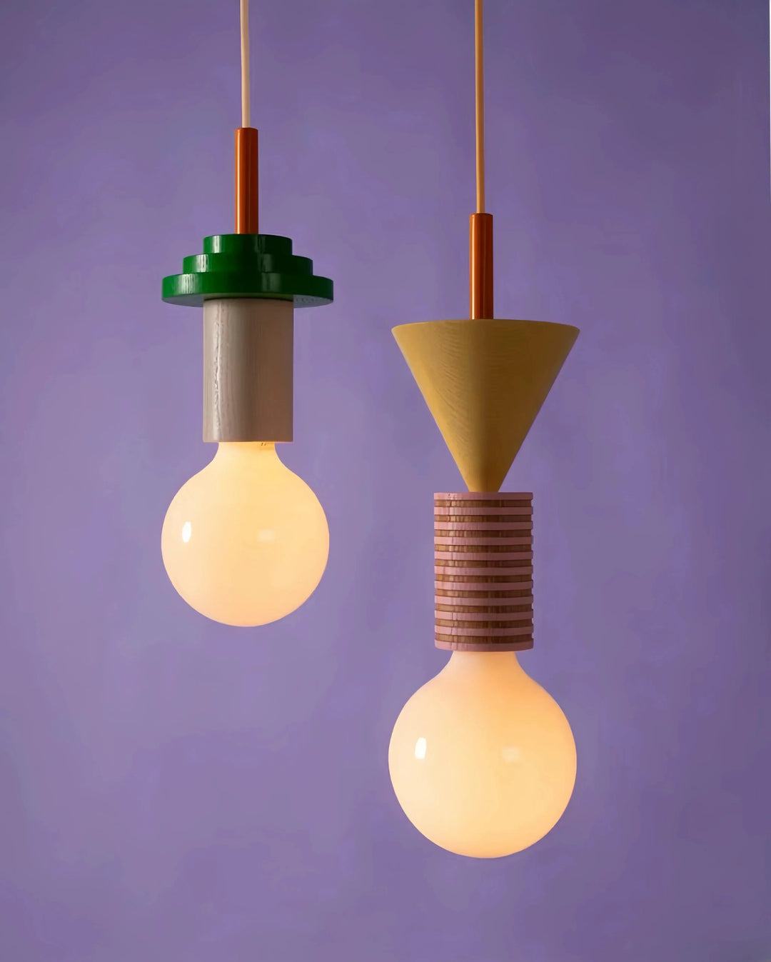 Żyrandol w kształcie geometrycznym