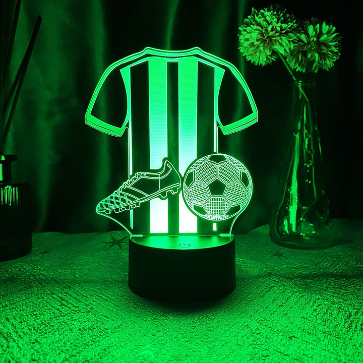 Lampa SportGlow - 3D LED Nocna Lampa dla Fanów Piłki Nożnej