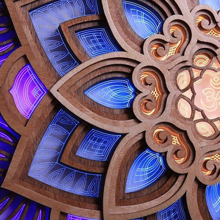 Lampka nocna LED Mandala Yoga Room