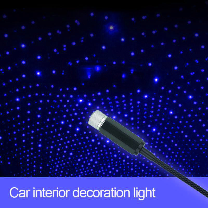 Kolorowa lampa romantyczna USB na sufit samochodu i w domu