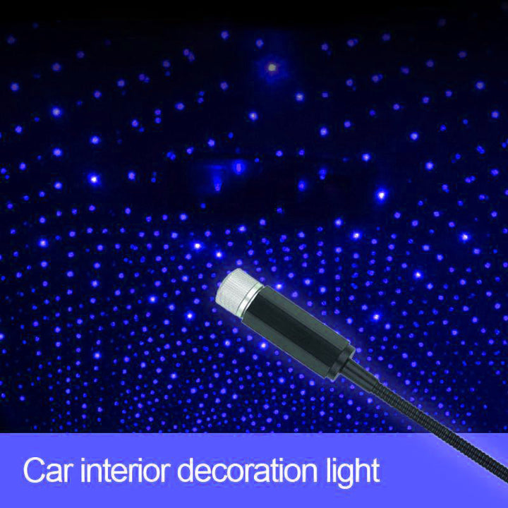 Kolorowa lampa romantyczna USB na sufit samochodu i w domu