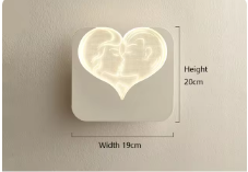 Nowoczesna minimalistyczna lampa ścienna LED