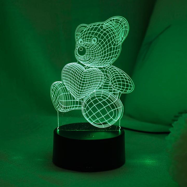 LumiBear – 3D Iluzja Nocna Lampa Miś