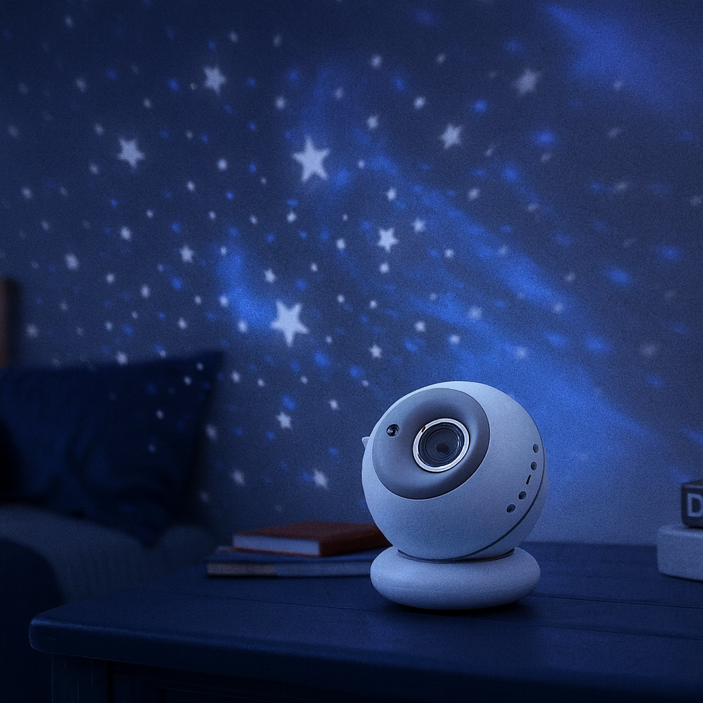 Projektor Nocnej Lampy Fantasy Sky z Obracającym Się Światłem